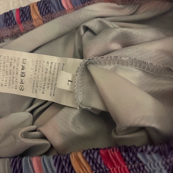 Lace Trim Plaid PJ Set Multicolor / L (8/10) - Picture 2 of 2